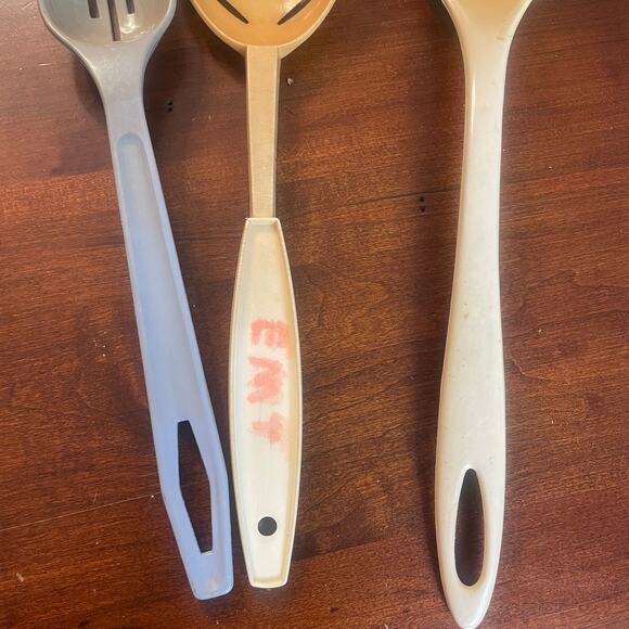 Vintage Nylon Serving Utensils Slotted Spoons King Craft Ensar Corp. Lot Bundle - Picture 10 of 14